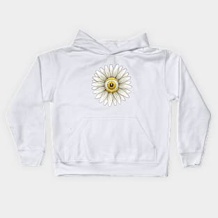 Eye of Daisy Flower Kids Hoodie